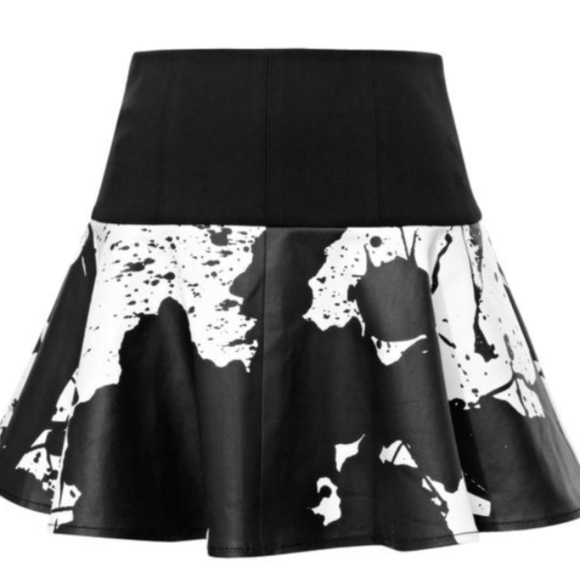 NWOT Tibi Plash Stretch Twill Yoked Skirt - Picture 2 of 8